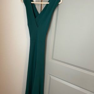 Lulus Huntergreen jumpsuit size S